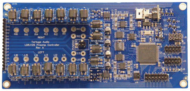 LDRV25 Preamp Controller board