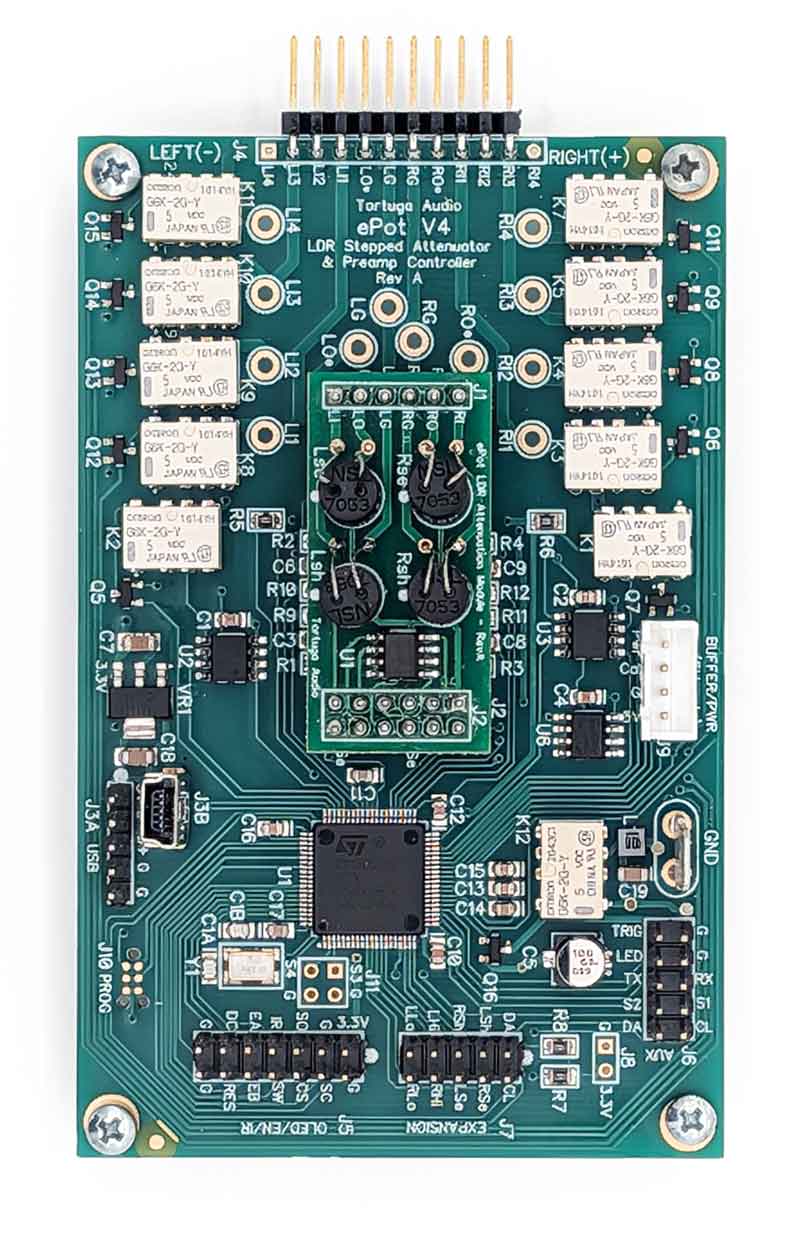 ePot.V4 attenuator & preamp controller