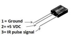 LDR3x IR Receiver module pins/wiring