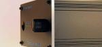 View of LDRx highlighting control knob & edge of front panel