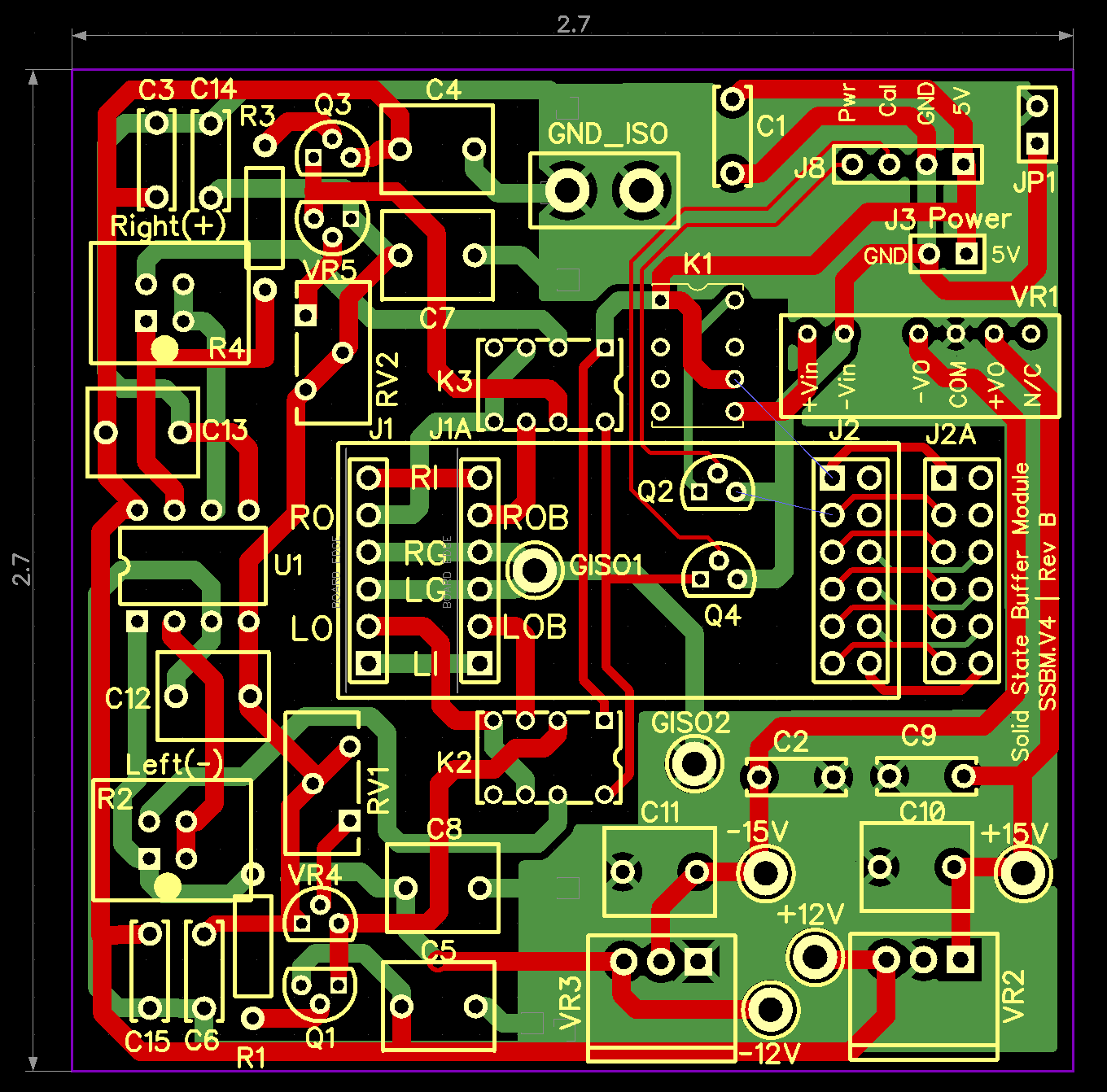 ePotPi.V4 Rev B buffer board prototype pcb