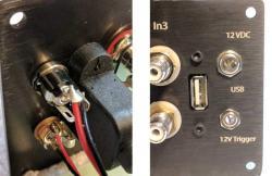 V25 preamp power, trigger, usb jacks