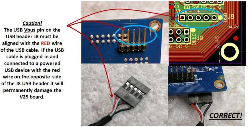 V25 preamp controller USB port connection