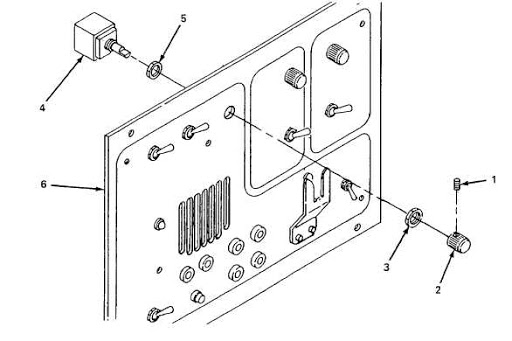 potentiometer panel mounting